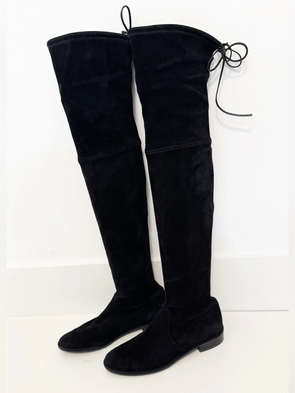 Stuart Weitzman Lowland Over the Knee Boots Black Size 6